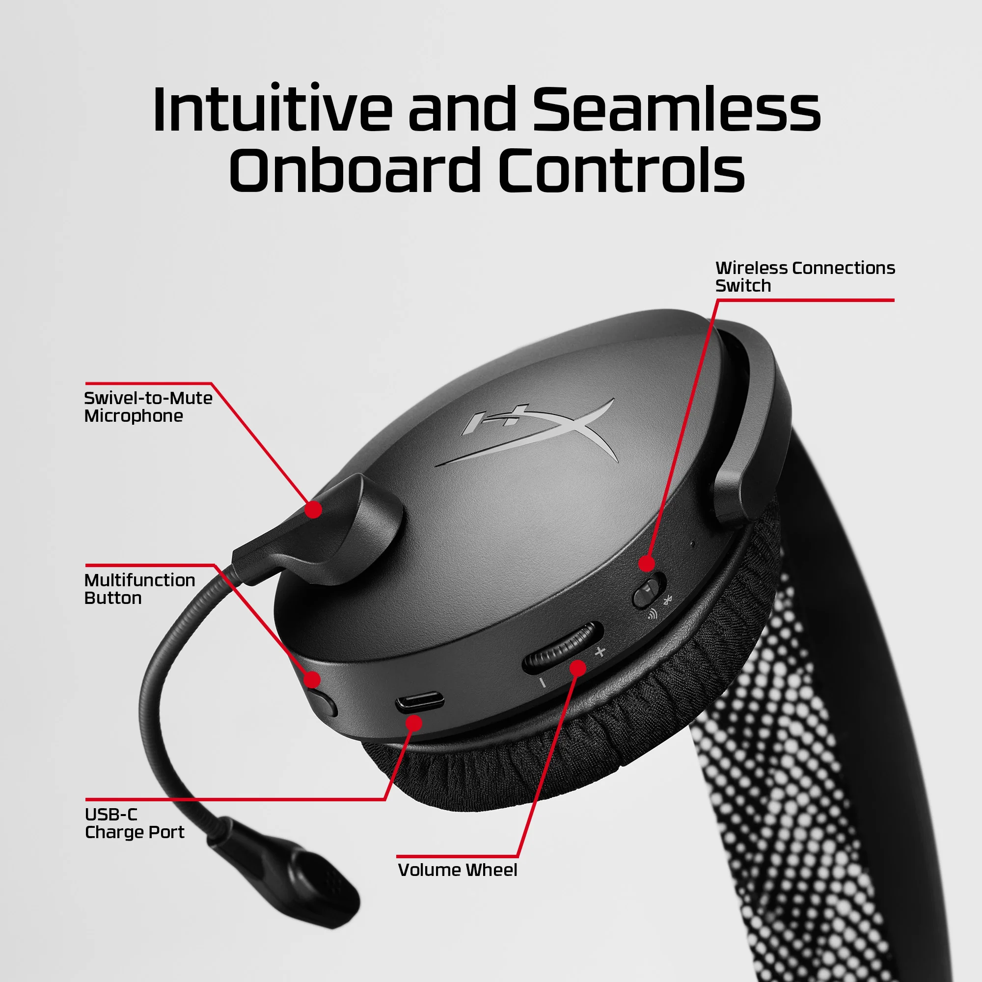 HyperX Cloud Jet – Wireless Gaming Headset - Image 8