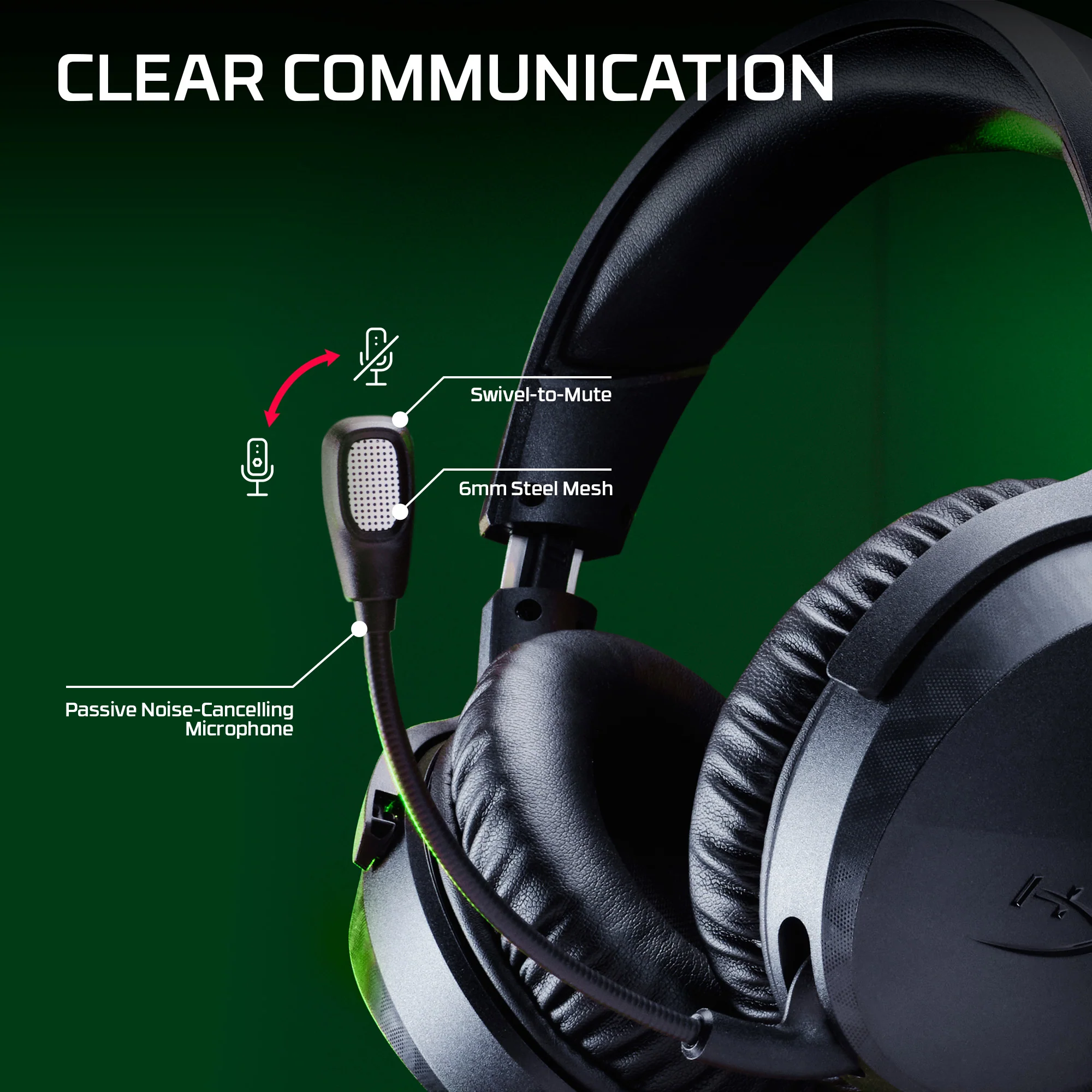 HyperX CloudX Stinger 3 – Gaming Headset – Xbox - Image 5