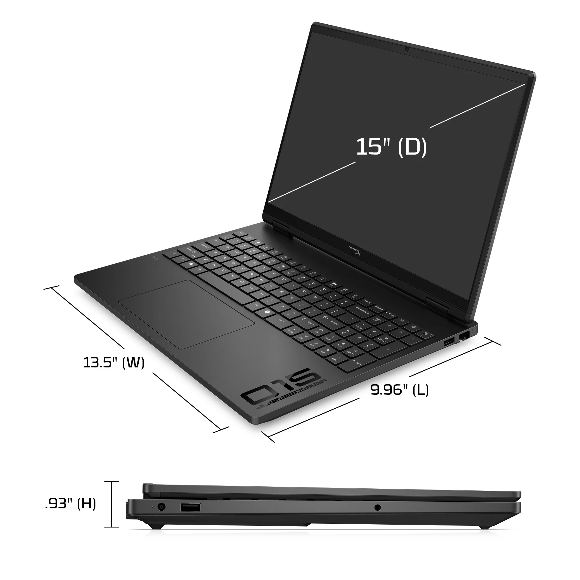 HyperX OMEN 15 inch Gaming Laptop PC 15-ga0004ca, Windows 11 Home, 15.3", Intel® Core™ i7, 16GB RAM, 1TB SSD, NVIDIA® GeForce RTX™ 5060, 2K, Shadow black - Image 9