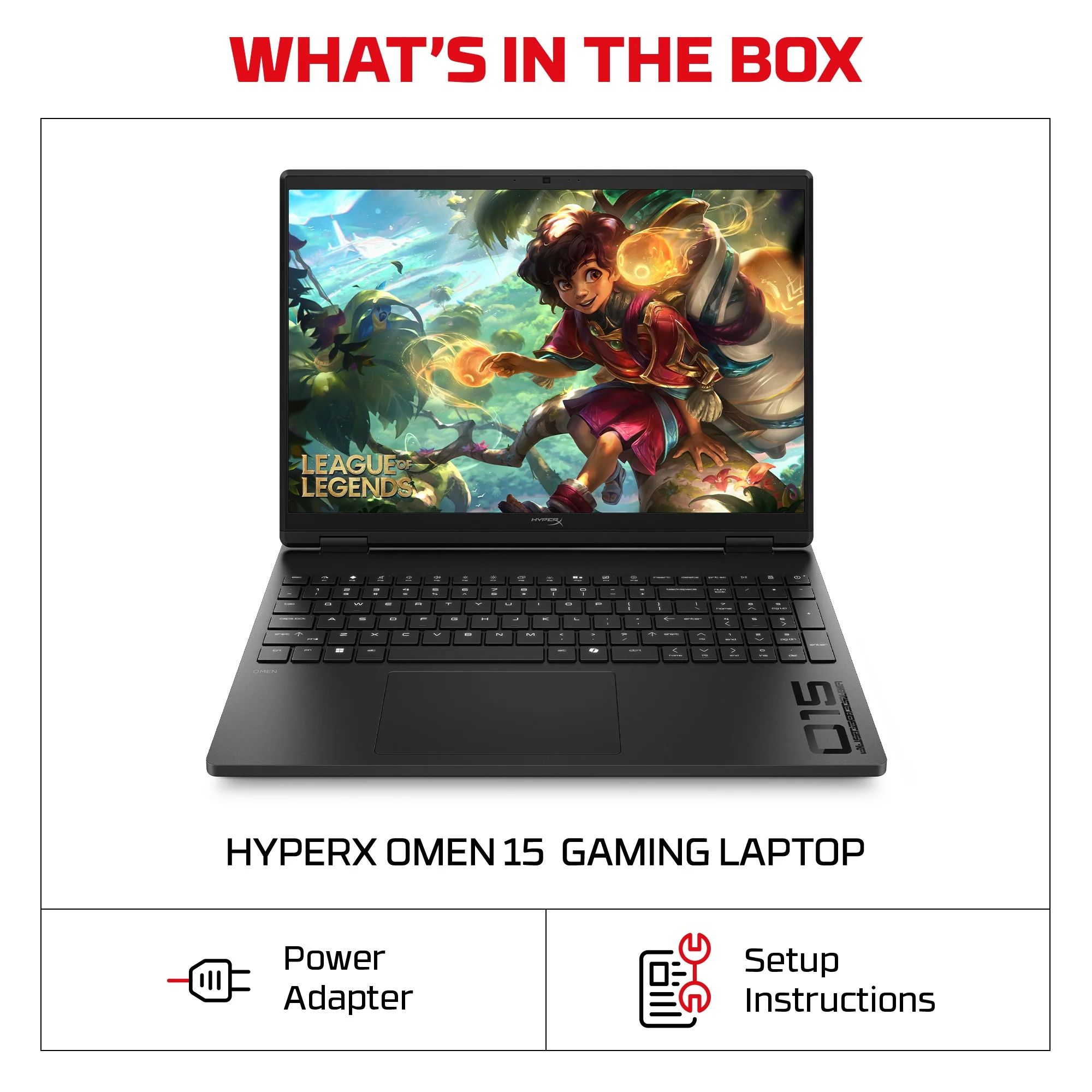 HyperX OMEN 15 inch Gaming Laptop PC 15-ga0010ca, Windows 11 Home, 15.3", Intel® Core™ i7, 24GB RAM, 1TB SSD, NVIDIA® GeForce RTX™ 5070, 2K, Shadow black - Image 7