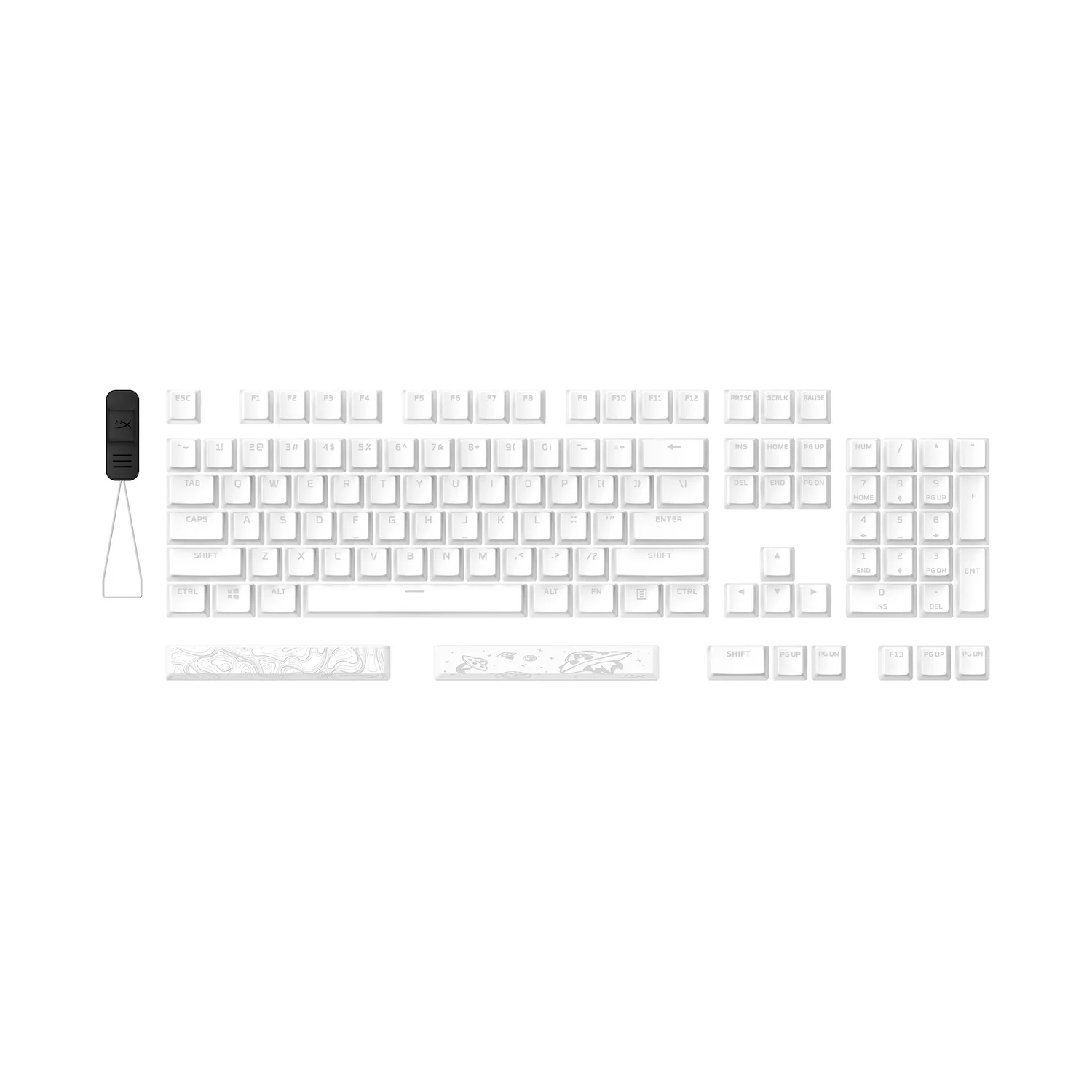 HyperX Pudding Keycaps 2 – Full Key Set – PBT - Image 3
