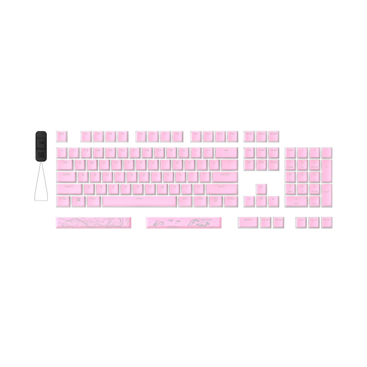 HyperX Pudding Keycaps 2 – Full Key Set – PBT - Image 9