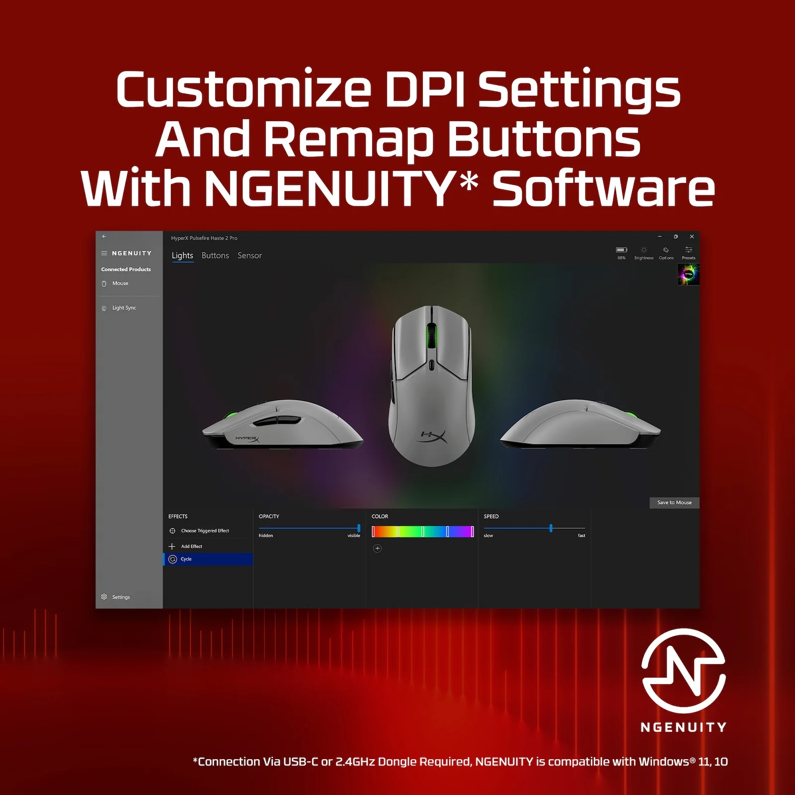 HyperX Pulsefire Haste 2 Pro – 4K Wireless Gaming Mouse - Image 18