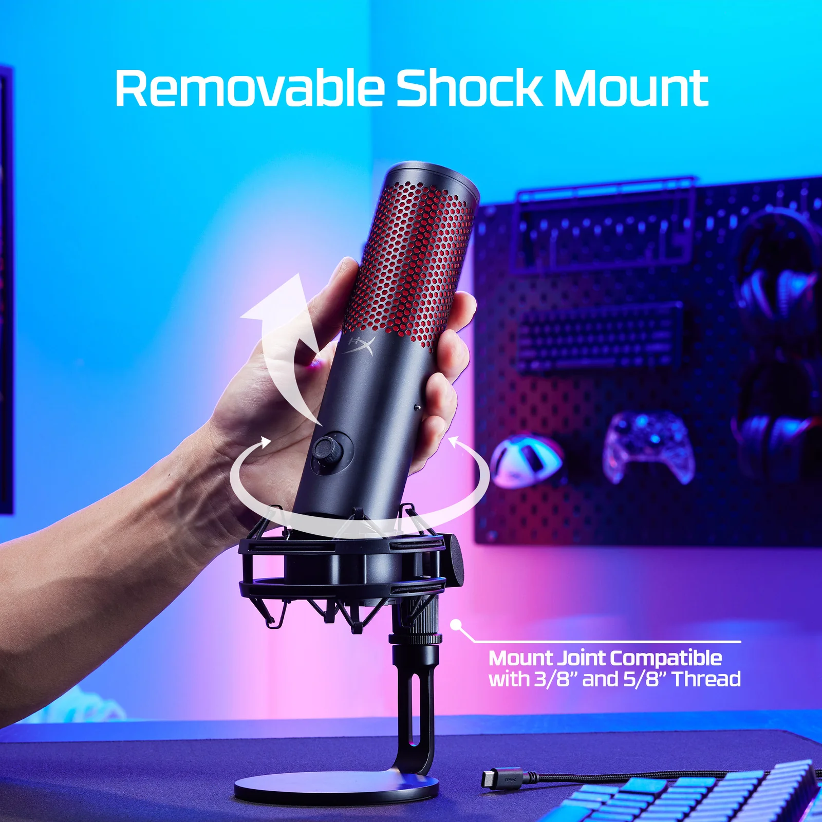 HyperX QuadCast 2 – USB Microphone - Image 8