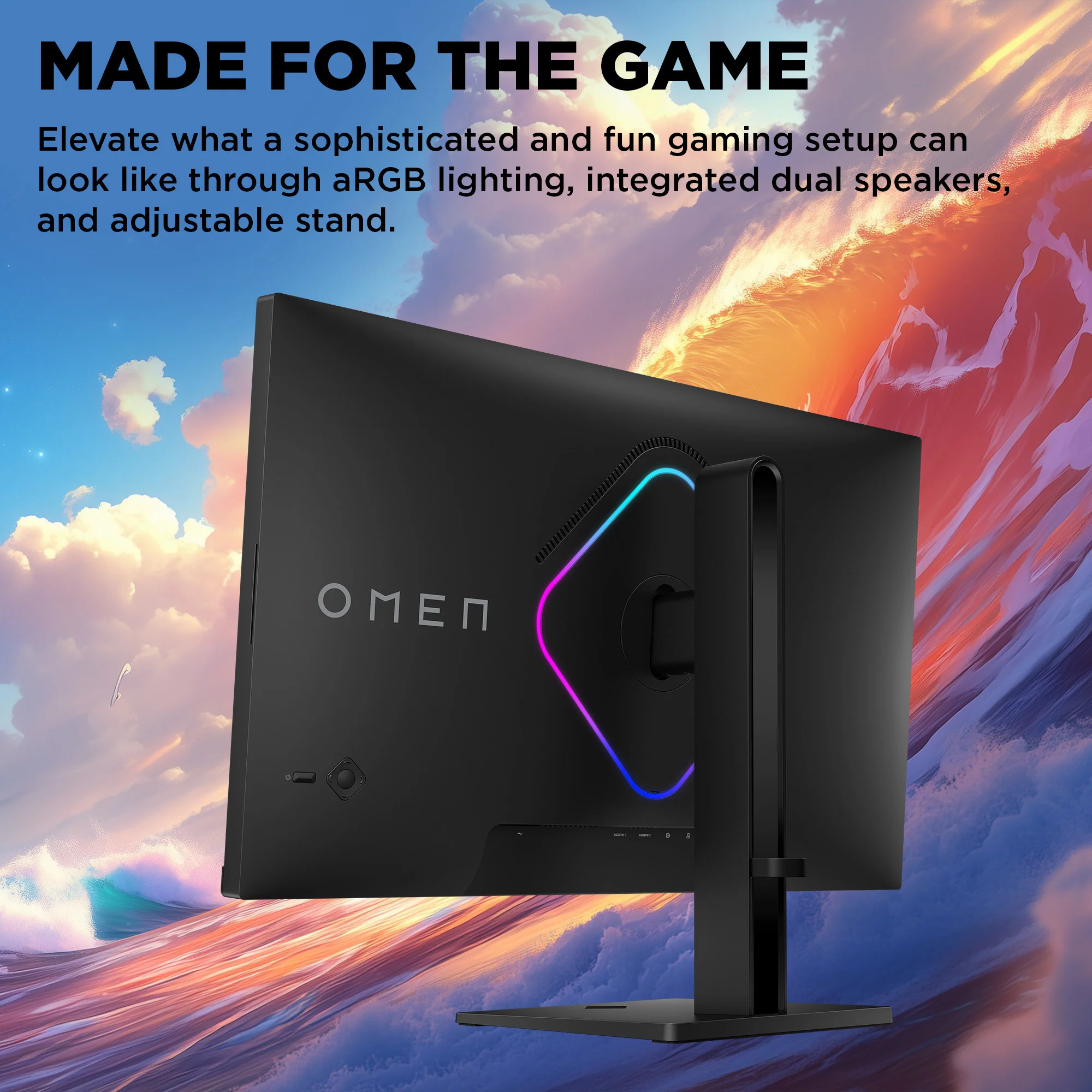 OMEN 27 inch QHD 280Hz Gaming Monitor - OMEN 27qs G2 - Image 6