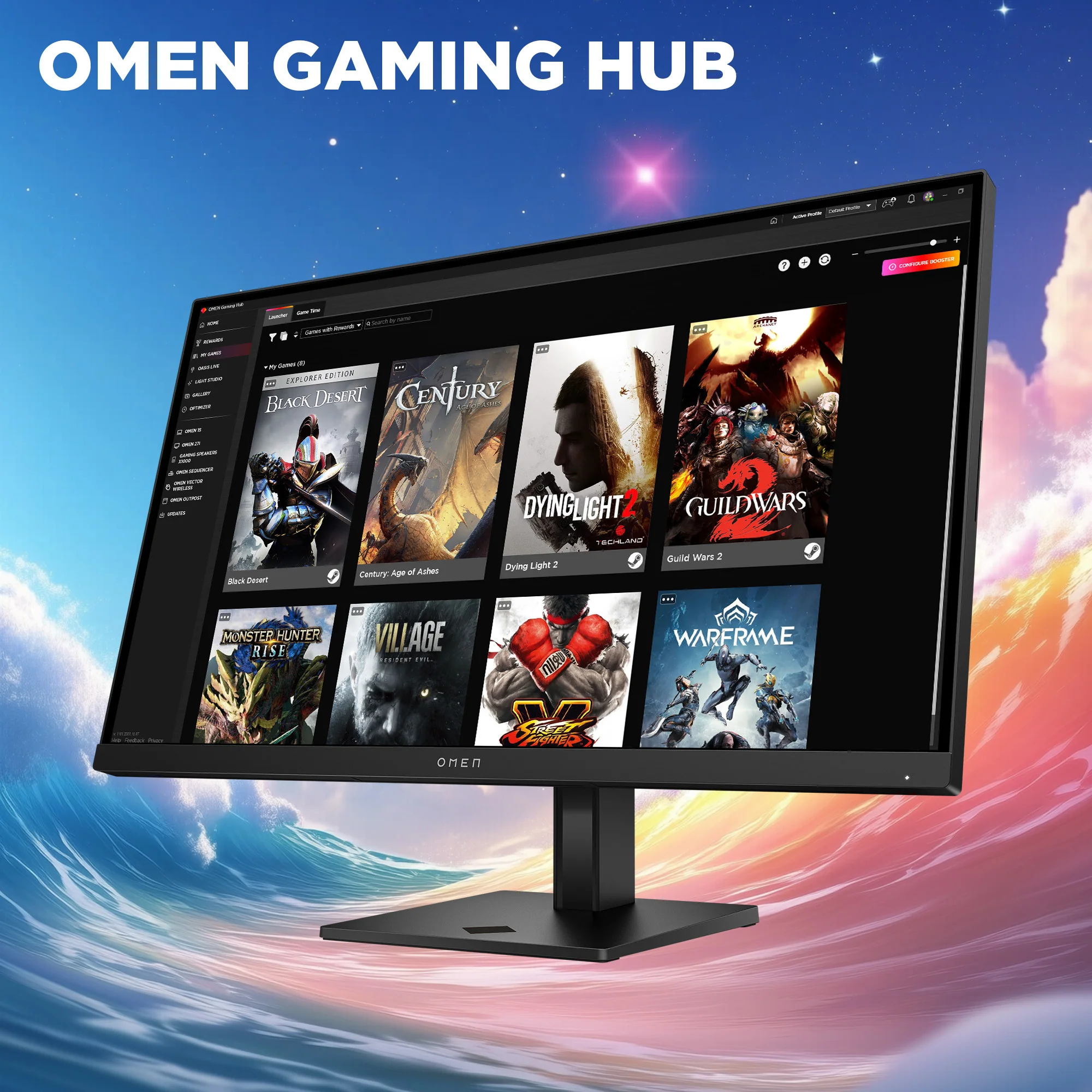 OMEN 27 inch QHD 280Hz Gaming Monitor - OMEN 27qs G2 - Image 8