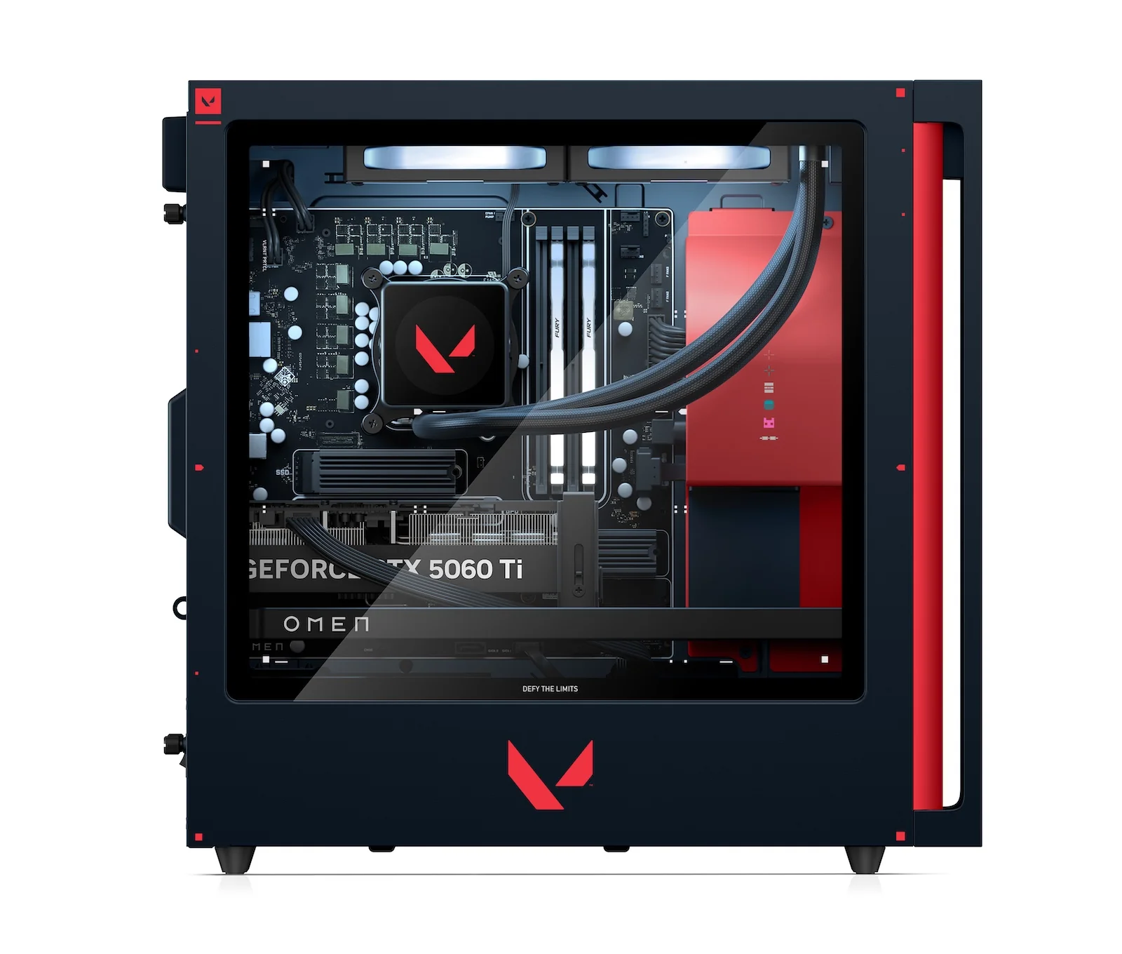 OMEN 35L Gaming Desktop GT16-0884 PC, Windows 11 Home, Intel® Core™ i7, 16GB RAM, 1TB SSD, NVIDIA® GeForce® RTX™ 5060 Ti, Black (VALORANT Limited Edition) - Image 10