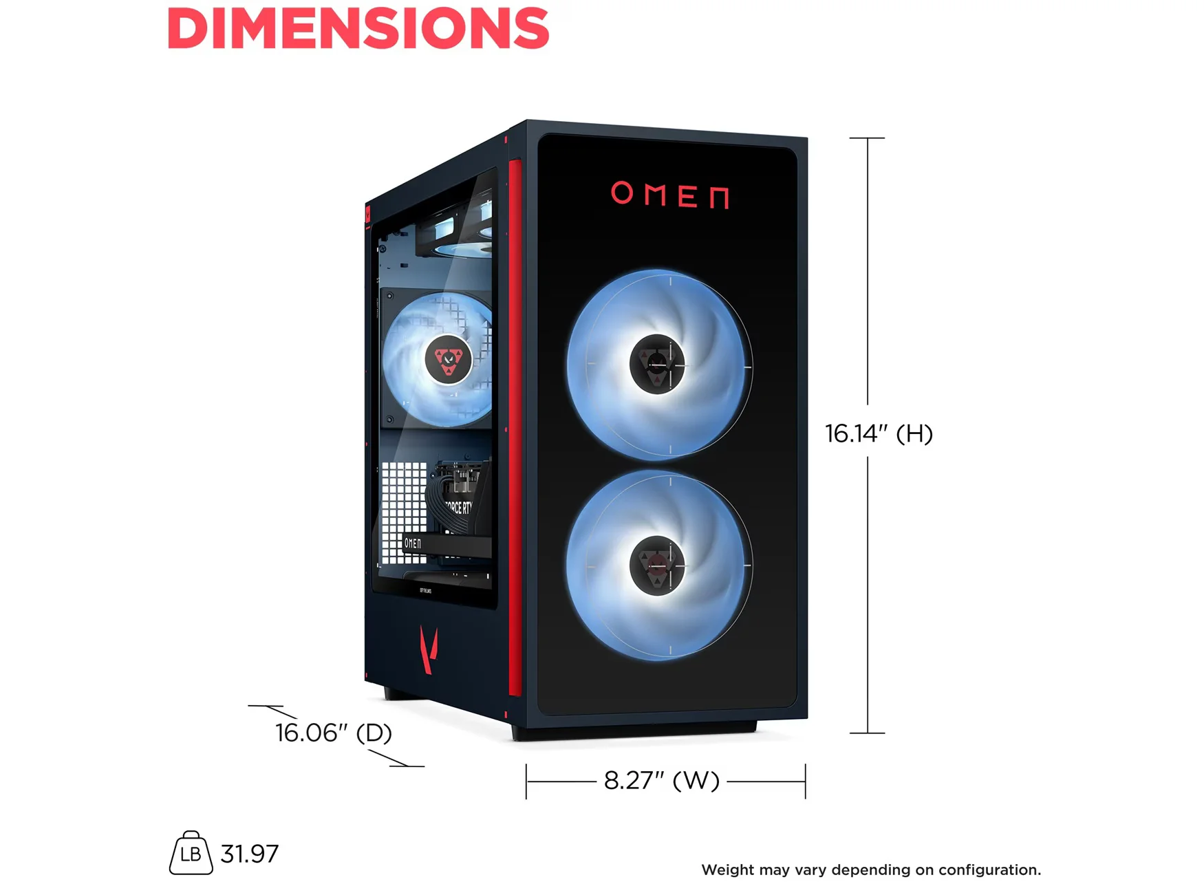 OMEN 35L Gaming Desktop GT16-0884 PC, Windows 11 Home, Intel® Core™ i7, 16GB RAM, 1TB SSD, NVIDIA® GeForce® RTX™ 5060 Ti, Black (VALORANT Limited Edition) - Image 5
