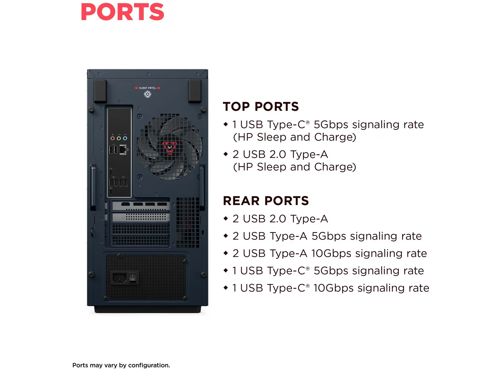 OMEN 35L Gaming Desktop GT16-0884 PC, Windows 11 Home, Intel® Core™ i7, 16GB RAM, 1TB SSD, NVIDIA® GeForce® RTX™ 5060 Ti, Black (VALORANT Limited Edition) - Image 7
