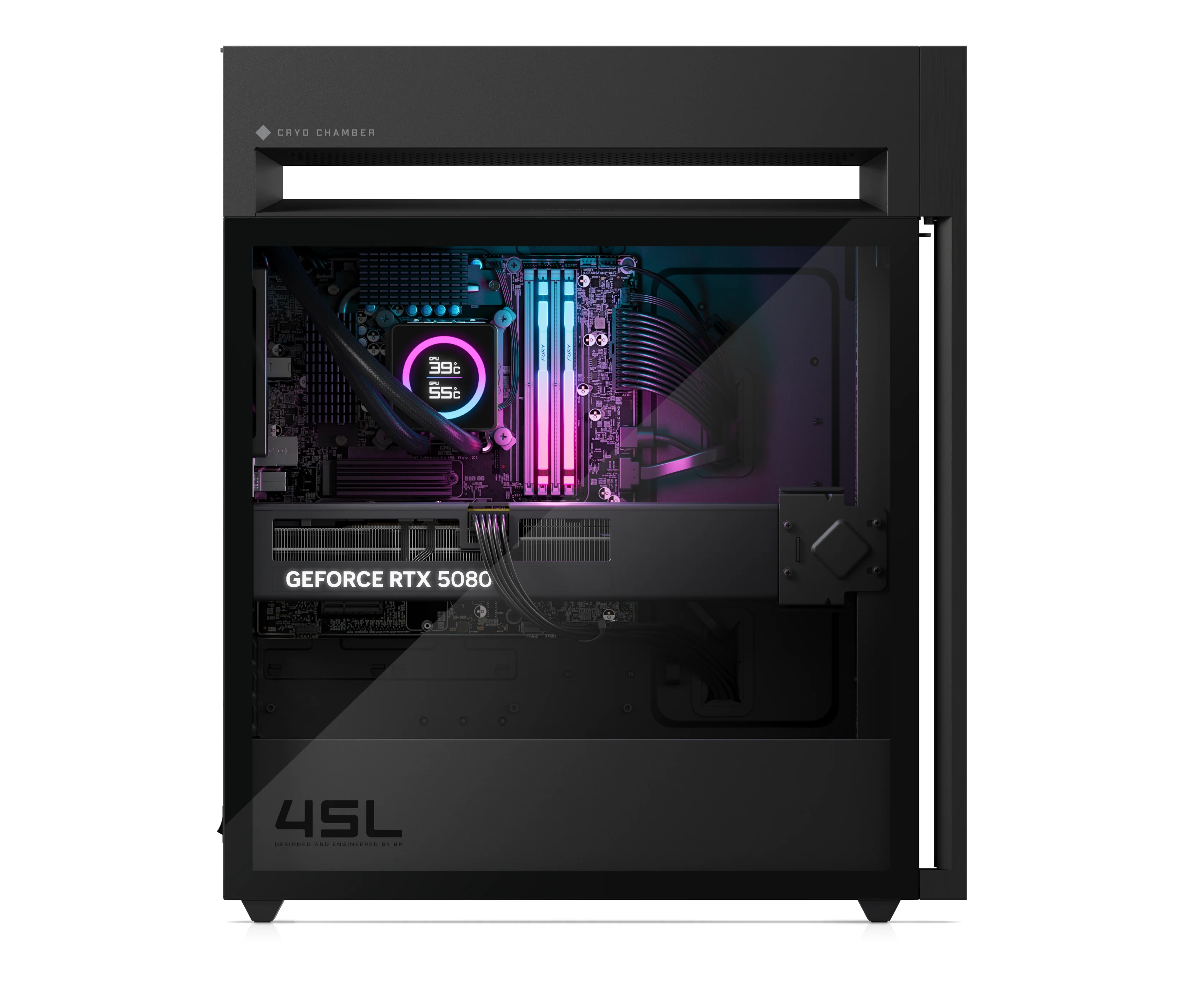 OMEN by HP 45L Gaming Desktop GT22-3019, Windows 11 Home, Intel® Core™ Ultra 7, 32GB RAM, 2TB SSD, NVIDIA® GeForce RTX™ 5080, Black - Image 4