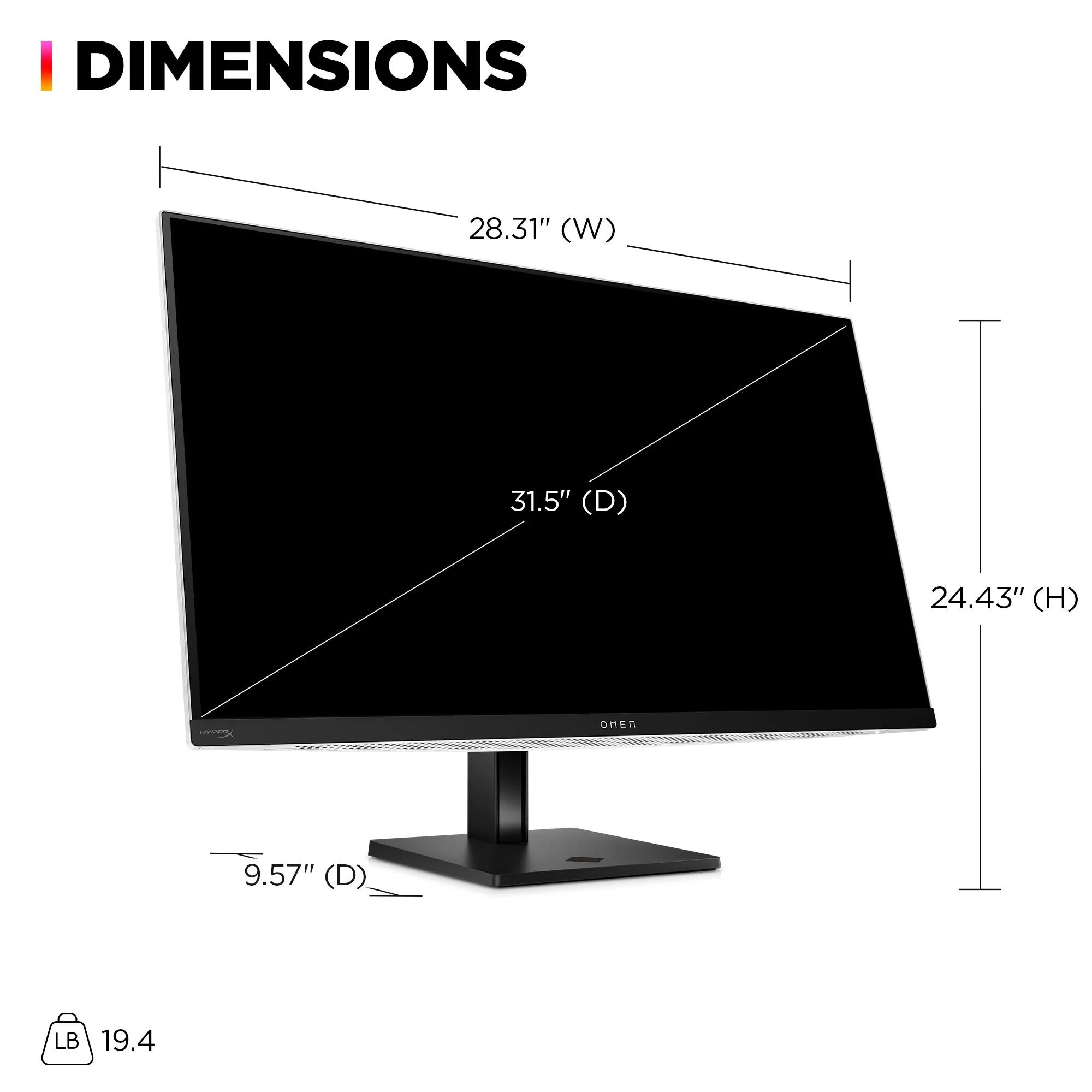 OMEN Transcend 31.5 inch UHD 240Hz OLED Gaming Monitor  - OMEN Transcend 32 - Image 10